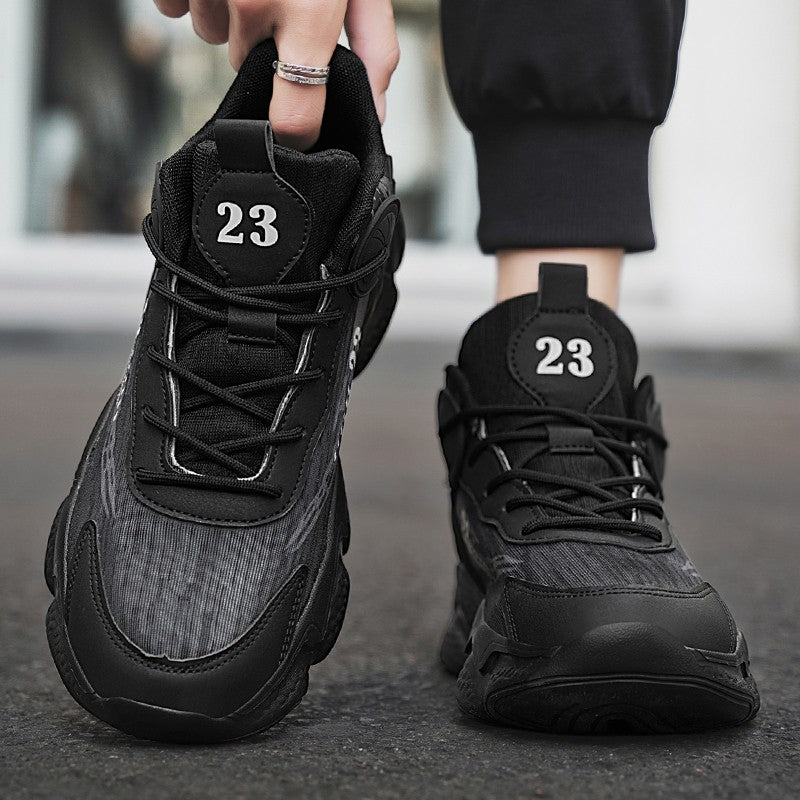 Man Increase the size Casual and fashionable shoes Anti-slip Wear-resistant Trend Sports shoes Lightweight Comfort Running shoes