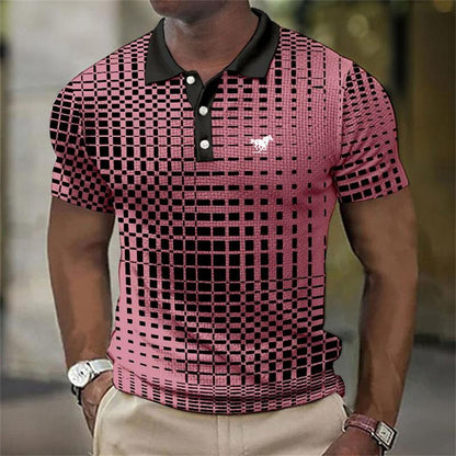 New Trending Men Summer Short Sleeve Fashion Casual Polo Shirt .