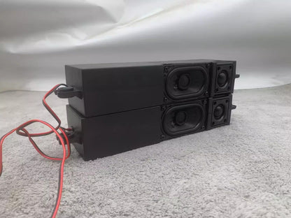 High-Fidelity Two-Way Passive Desktop Speaker with Long Stroke Midrange, High, and Low Frequencies for Surround Sound