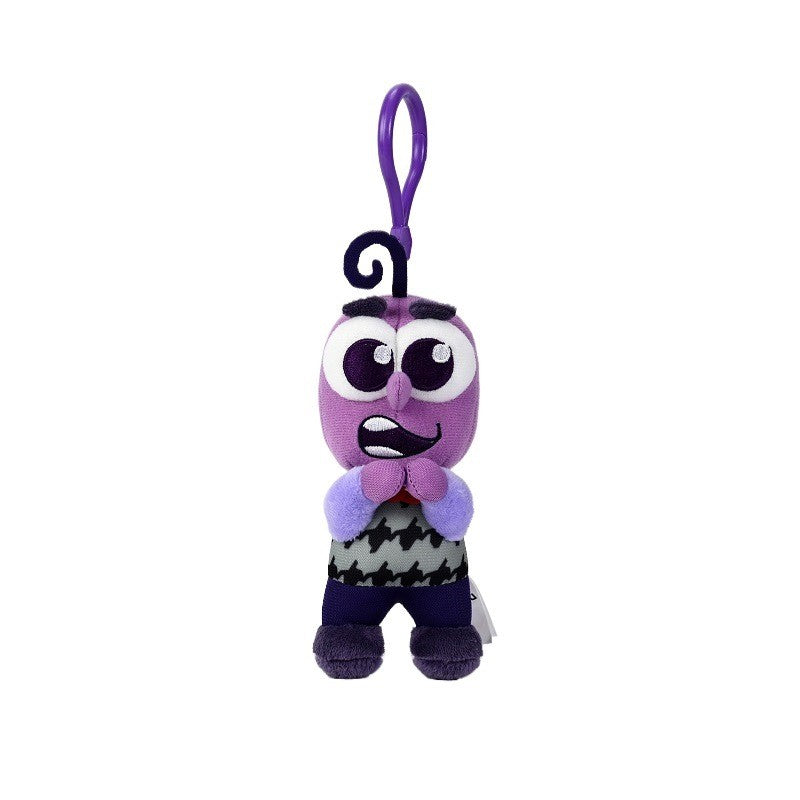 Filme Disney Divertidamente 2 Chaveiros Fofos Boneca Anime Ansiedade Raiva Medo Estatueta Acessórios Mochila Decoração Menina Presente Halloween