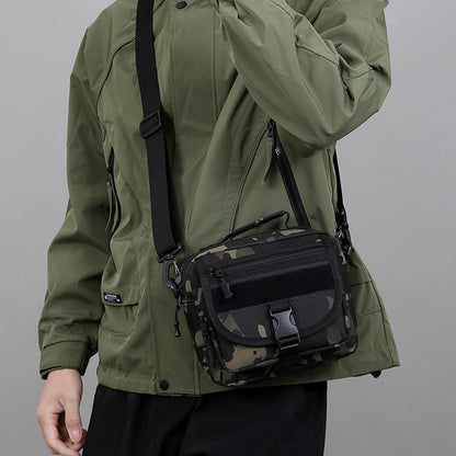 Tactical Messenger Pouch Men's Vintage Camouflage Army Crossbody Bag Nylon Single Shoulder Bag Chest Pack Sling Hunting Bag