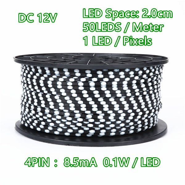 New 12V WS2815 Seed Pixel Light 4 Wires with Backup Data Wire Individually Addressable RGB Fairy Lights Ramadan Decorations 2026