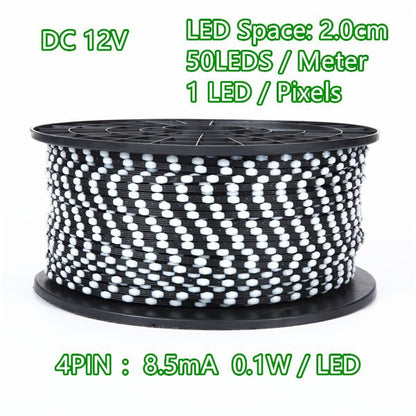 New 12V WS2815 Seed Pixel Light 4 Wires with Backup Data Wire Individually Addressable RGB Fairy Lights Ramadan Decorations 2026