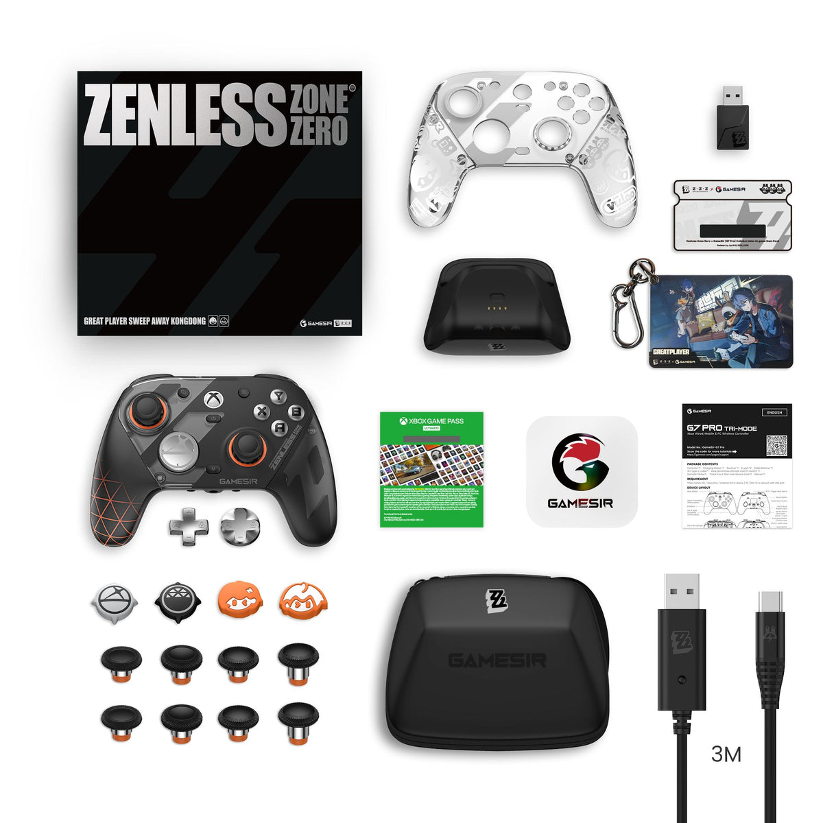 GameSir G7 Pro Zenless Zone Zero Wireless Xbox Game Controller – Charging Dock, TMR Joytick, Hall Effect Trigger, Gyroscope
