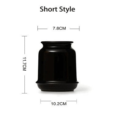 Japanese-Style Ceramic Utensil Holder - Multi-Purpose Kitchen Storage Jar for Chopsticks & Cutlery, Modern Dining Organizer