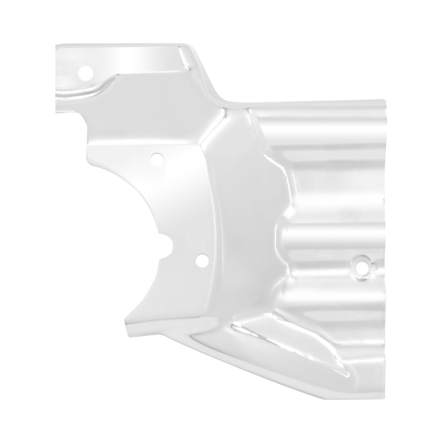 Motorcycle Chrome Engine Transmission Interface Cover CNC Aluminum For Harley Softail Deluxe Fat Boy 2007-17 Heritage Slim Deuce