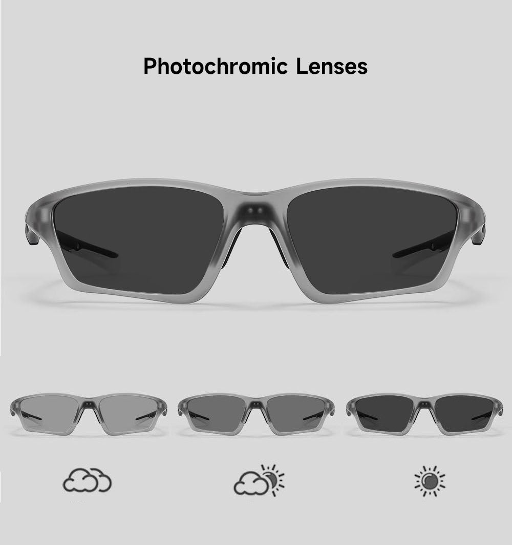 Sports Bifocal Reading Glasses Man Photochromic Anti-blue Light +1.0 To +4.0 TR90 Frame Eyeglasses High Quality Eyewear Readers