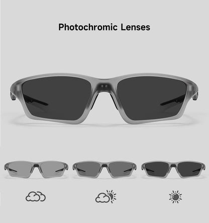 Sports Bifocal Reading Glasses Man Photochromic Anti-blue Light +1.0 To +4.0 TR90 Frame Eyeglasses High Quality Eyewear Readers