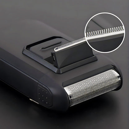 Beard Shaver Electric Sideburns Trimmer For Man With Nail Clipper Cutter Rechargeable Lithium Battery