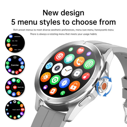 Novo Para Xiaomi S4 Ultra Outdoor Sports Smart Watch Masculino 1,53 polegadas AMOLED NFC GPS Bússola Frequência cardíaca À prova d'água Chamada BT Smartwatch