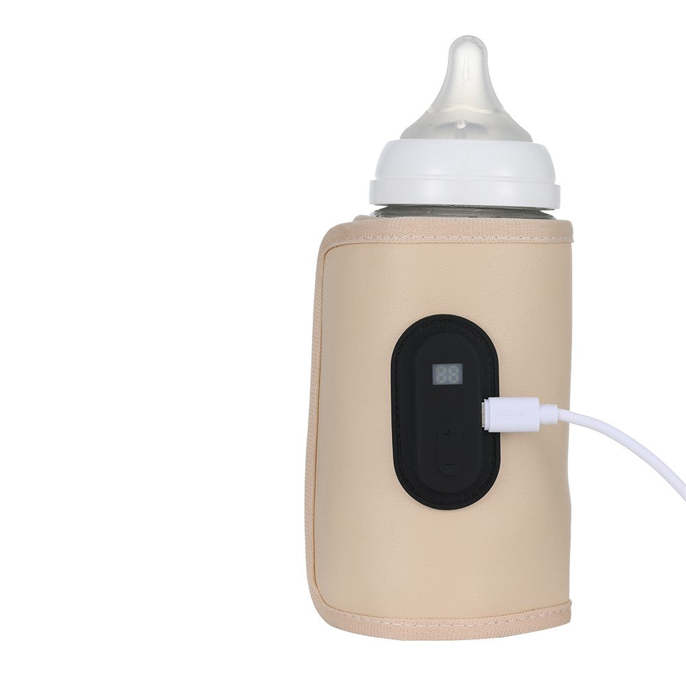 Digital display bottle insulation package warm milk milk regulator portable heater heating constant temperature 20-speed adjustm