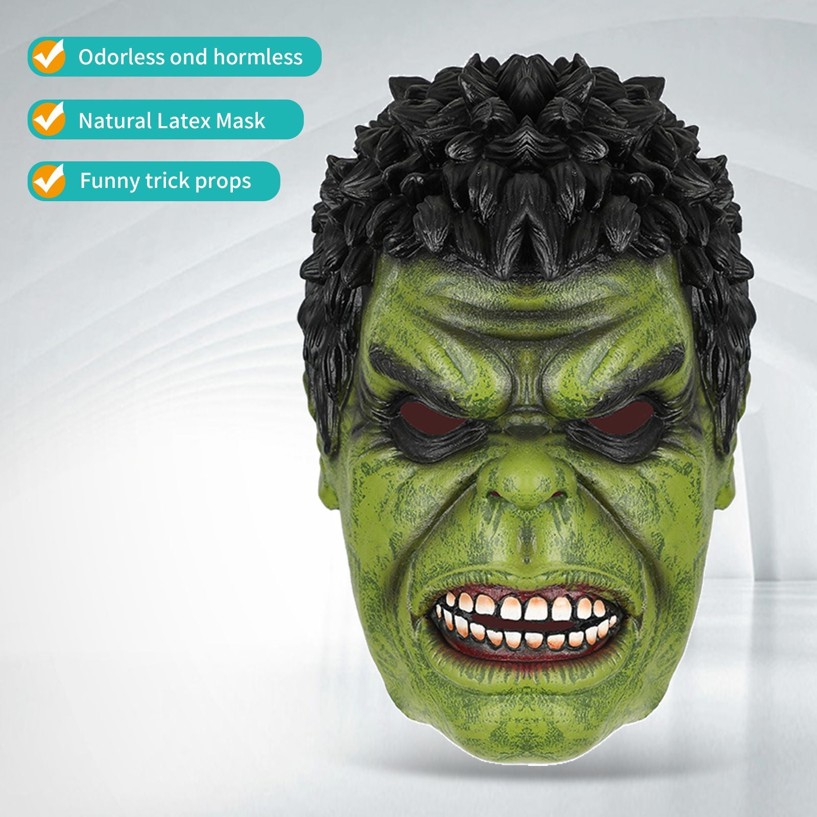 Popular Character Mask, Natural Latex Hand-Painted Carnival Prop, HD Movie-Style Cosplay Accessory for Halloween & Masquerade