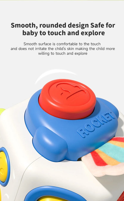 Brinquedos Cubo de Atividades Montessori para Crianças Pequenas Brinquedo Sensorial Educativo para Viagem Presente para Crianças
