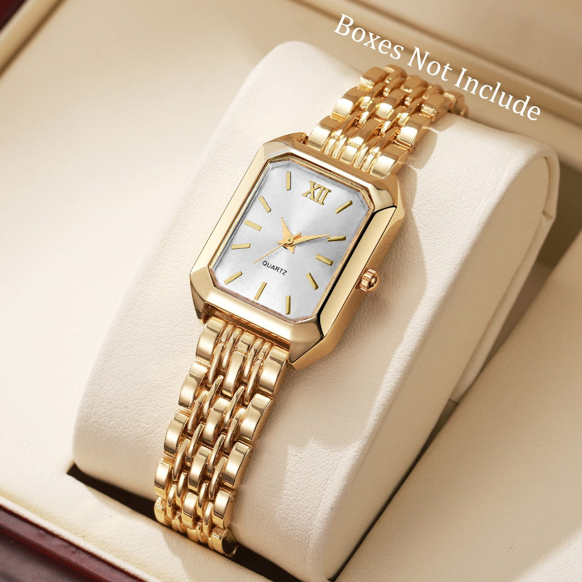 Elegant Women Quartz Watch Fashion Rectangle Analog Wristwatches Reloj Mujer Girls Clock Gift?Without Box?