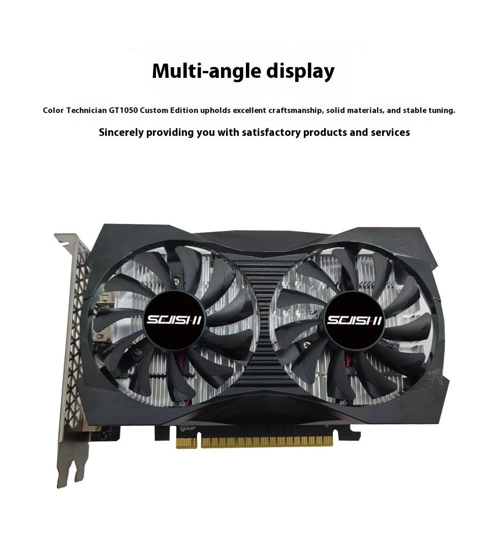 Placa de Vídeo SEJISHI NEW Geforce GTX1050Ti 4G 4GB NVIDIA GDDR5 128bit 14NM GPU