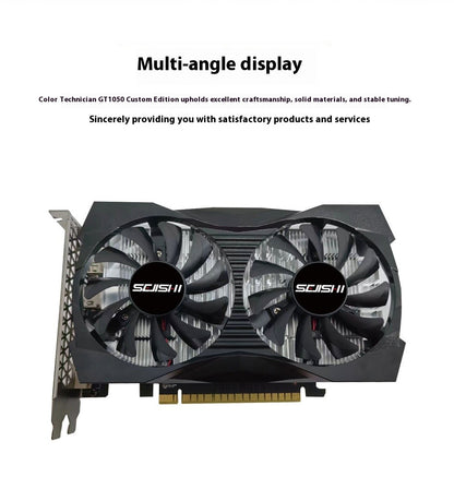 Placa de Vídeo SEJISHI NEW Geforce GTX1050Ti 4G 4GB NVIDIA GDDR5 128bit 14NM GPU