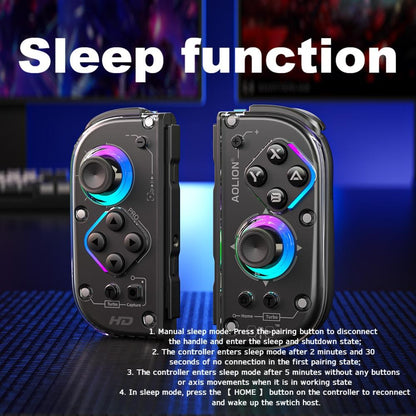 AOLION J20 Hall Joy-con Gamepad for NS2/Switch OLED/Switch NFC HD Shake Lite Left and Right Split Game Controller