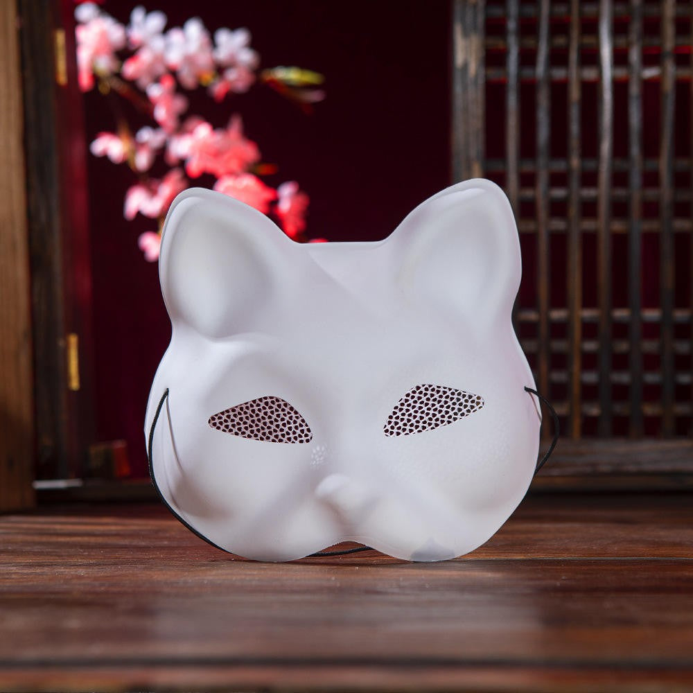Japanese Anime Demon Slayer Mask Cosplay Thicken Plastic Masks Halloween Party Costume Props Fox Mask