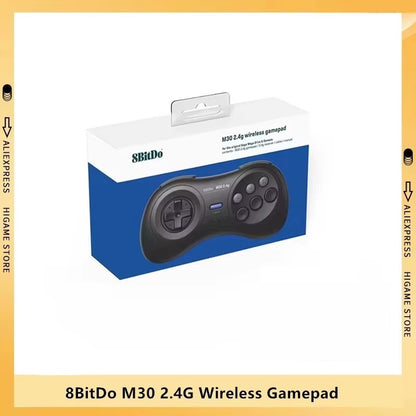 8BitDo M30 2.4G Wireless Gamepad for the Original Sega Genesis and Sega Mega Drive - Sega Genesis