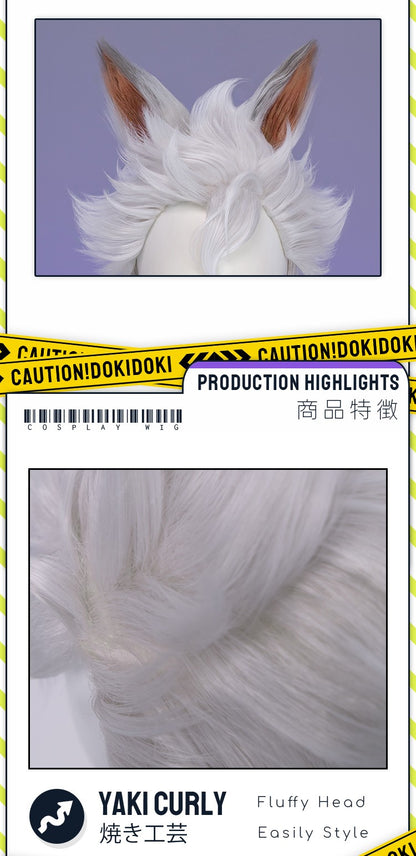 ?Ready for Ship?Idia Malleus Leona Vil Crowley Wig Game Cosplay DokiDoki Men 120cm Long Hair Fiber Idia Halloween  Free Wig Cap