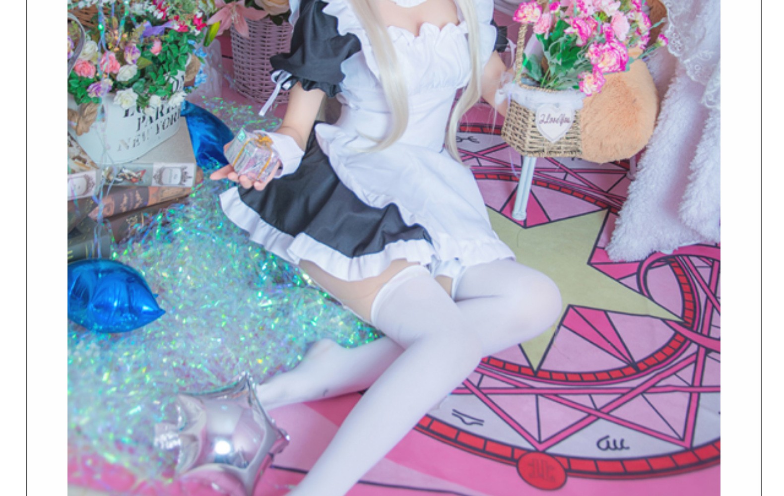 Cute Japanese Maid Outfit Sweet Lolita Cosplay Costume Black White Uniform Full Set Gothic Lace Party Halloween Stage Wear