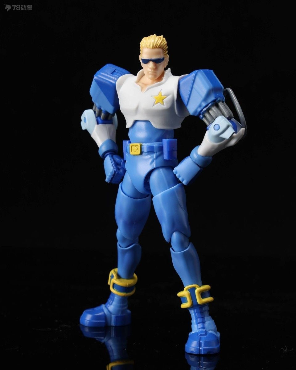 52toys Captain Commando 1/18 Figure Mack The Knife Ginzu The Ninja Baby Head Arcade Game Action Doll Toy Birthday Gifts Hot