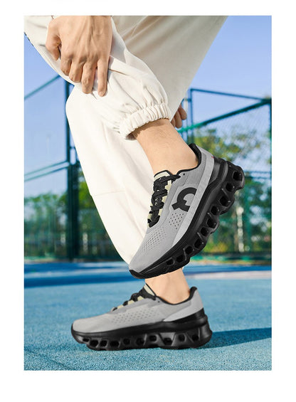 Tênis Masculino com Amortecimento para Corrida Tênis Esportivo Leve Casual Masculino Antiderrapante Tênis Esportivo para Viagens ao Ar Livre Caminhada