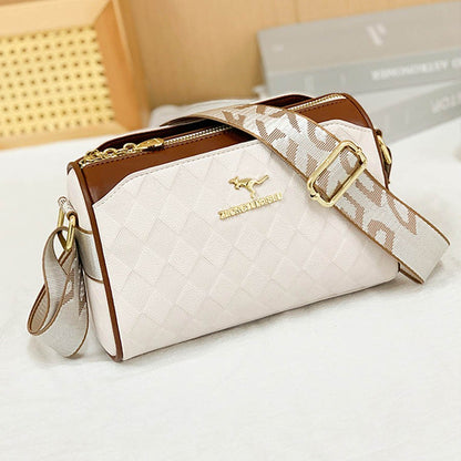 New Luxury High Quality Women Messenger Bag Famous Designer Lady Shoulder Bags Fashionable Checkered Trendy Crossbody Sac A Main