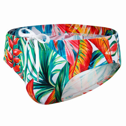 Sexy Man's Brand Swimming Push-up Pad Swim Trunks Low Waist Swimming Men Briefs Swimwear Boxers Patchwork Color Hot Sell Summer