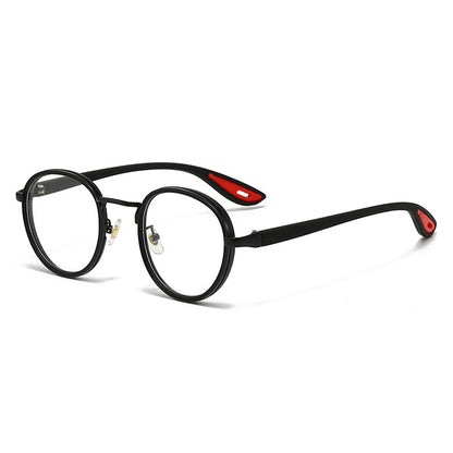 Vintage Designer Outdoor Sunglasses Men Round Fashion Plastic Titanium High Quality Sun Glasses Man UV Protection Glasses Woman