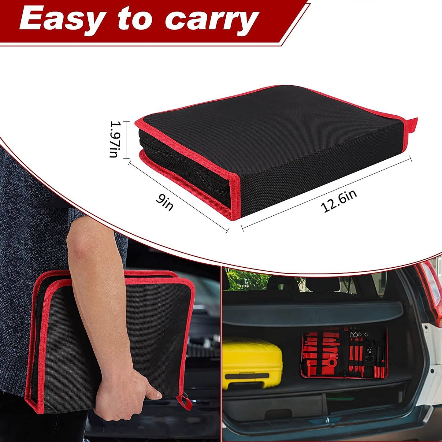 Ferramentas para carros Kit de desmontagem de interior de carro Ferramenta de remoção de acabamento de plástico extrator de clipes de carro Ferramentas de painel DIY para conjunto de extrator de acabamento automotivo