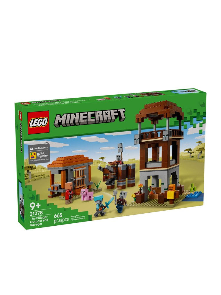 Lego Minecraft 21278 the Winner's Whistle Station and the Predator Building Block Toy Children's Day Gift