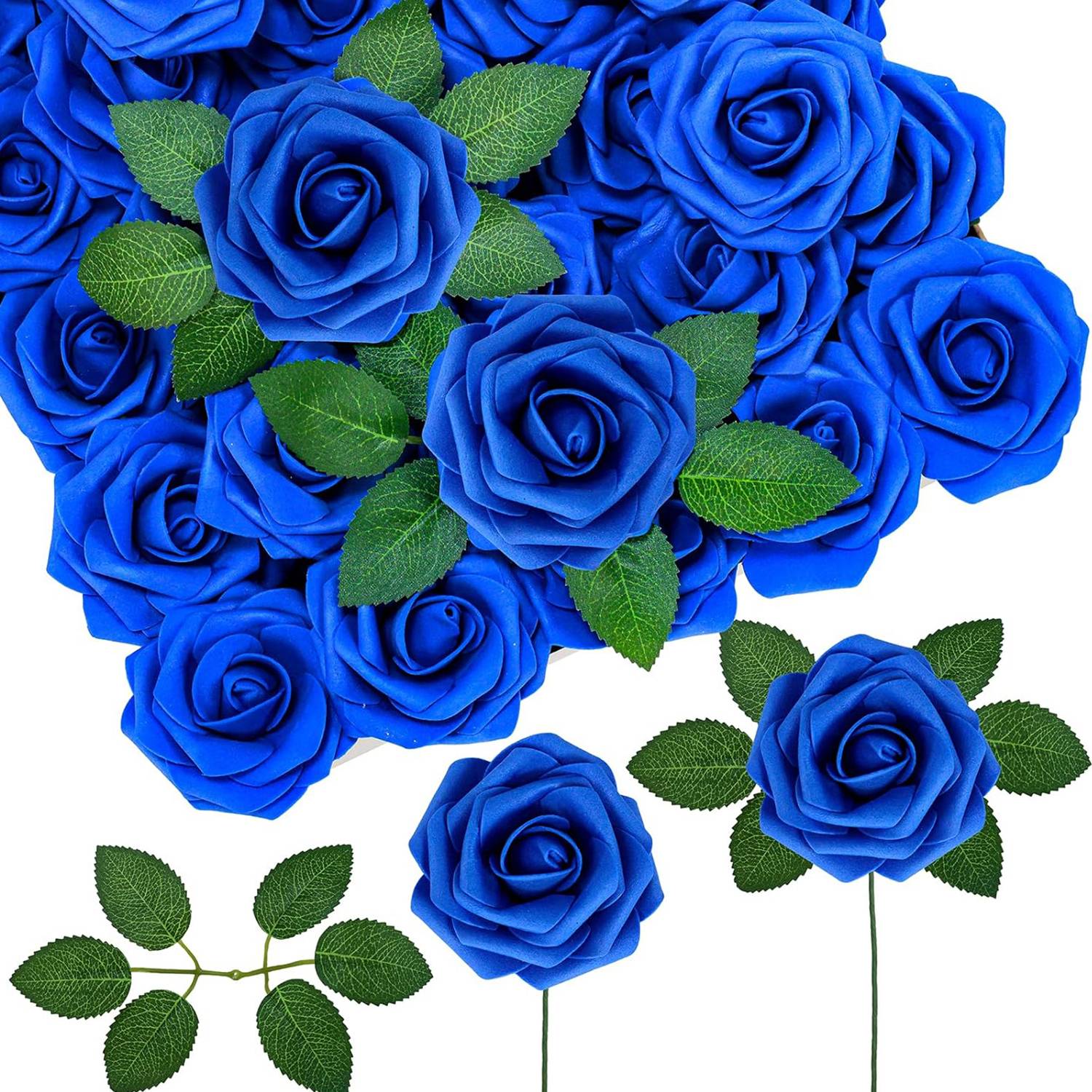 Artificial Flower PE Foam Rose Wedding Wreath Bride Bouquet Festival Decoration Accessory Home Room Outdoor Yard Diy Cheap Props