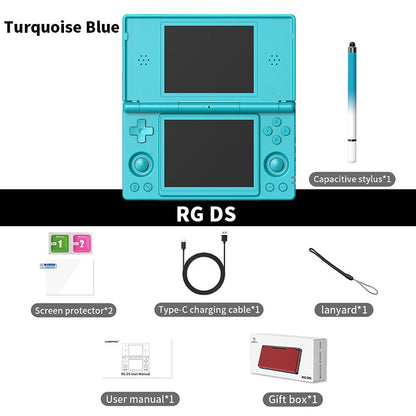 Anbernic RG DS Handheld Game Console 4" IPS Dual Screen Android 4000mAh Flip Video Games Player Supports RixelHK Wifi Streaming