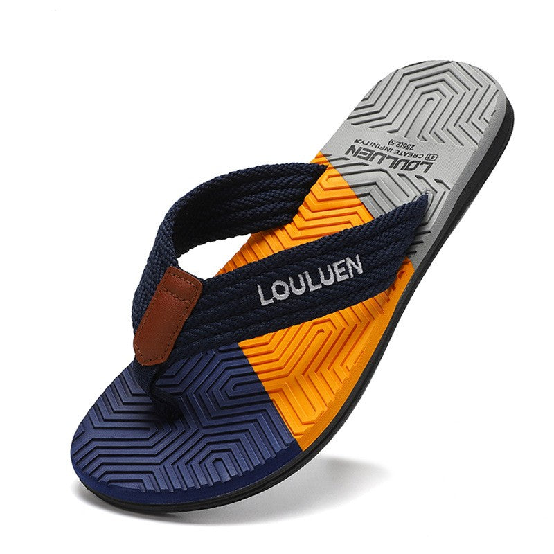 Men Flip Flops Summer Beach Slippers Fashion Breathable Casual Beach Men Slippers Summer Outdoor