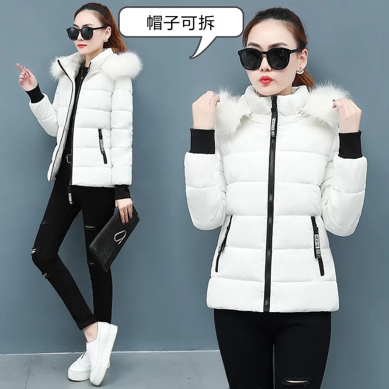 Women's Winter Parka Coat 2025 Korean Version Loose Lady Cotton Padded Outerwear Temperament Casual Ladies Down Cotton Jacket