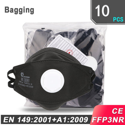LAIANZHI FFP3 CE Face mask Air valve protective masks pm2.5 masks harmful hygiene mask filter Headwear mouth mask ffp3mask