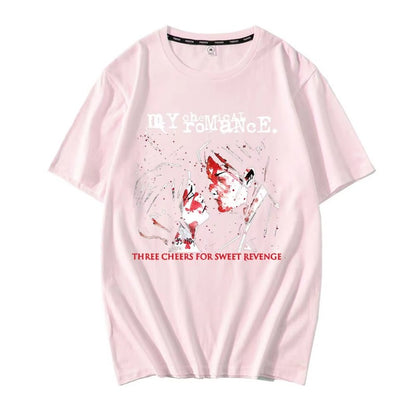 Hot Sale Couple Tshirts My Chemical Romance Mcr Dead Emo Popular Style 100% Cotton T-shirts Fashion Funny Comfortable T-shirt