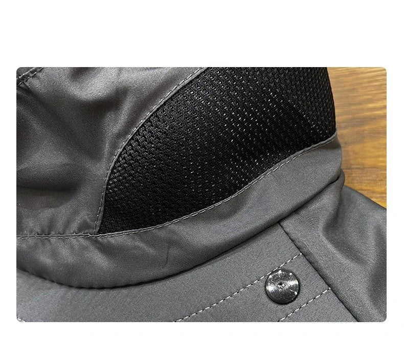 Outdoor UV Protection Bucket Hat – Sun Hat with Neck Flap for Hiking, Fishing & Camping