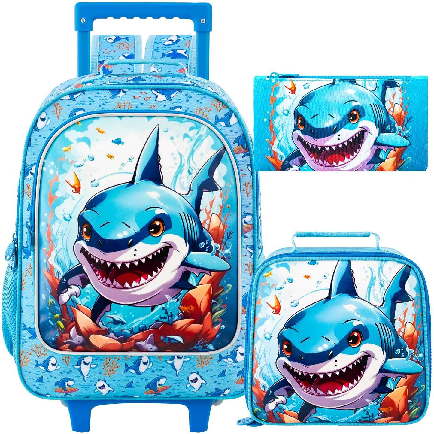 Kids Suitcase for Boys, Car Rolling Luggage with Wheels?Travel Carry on for Children Toddler Elementary