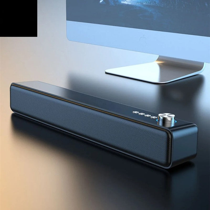 Original Subwoofer Bluetooth Soundbar TV Áudio Echo Wall Alto-falante de computador Home Theater Música Alto-falante Bluetooth sem fio Presente