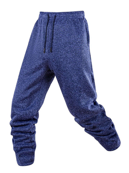 Calça Esportiva Jogging Masculina Calça de Moletom Casual Diária Cor Sólida Outono Calça Jogger de Cintura Elástica Calça Comprida de Treino Masculina