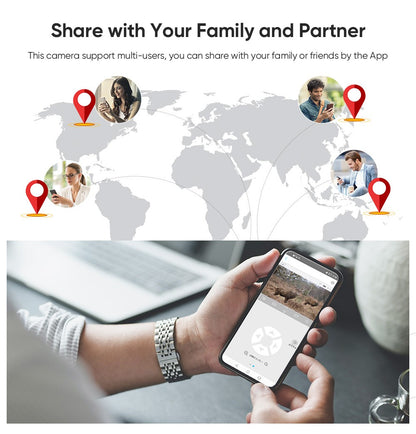 LS VISION 4G /WFII Solar Security Cameras Wireless Outdoor  2K HD Video Surveillance Color Night Vision Human/Animal Detection