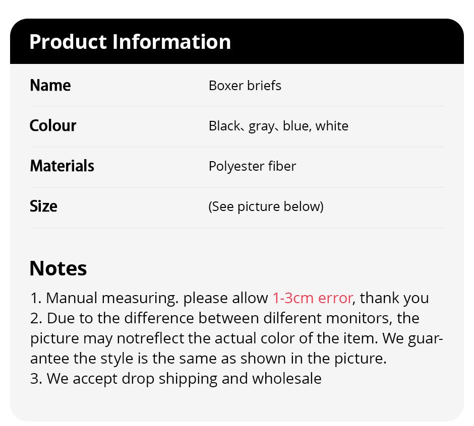 4 pieces European and American MEN'S Solid Color Boxer Underwear Comfortable Swimming Trunks Oversized Juvenile Boxer Underwear