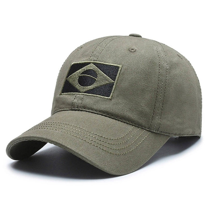 Boné de beisebol com bandeira do Brasil masculino snapback para homens e mulheres, boné trucker, boné camuflado pai, bonés de camuflagem do Brasil, gorras homem