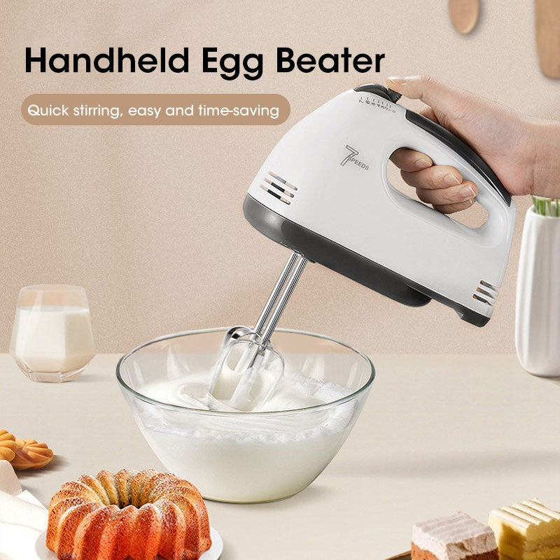 Handheld 7 Speed Automatic Electric Mixer Multi Functional for Food Egg Cream Cake Dough Mixing Baking Kitchen Home Use