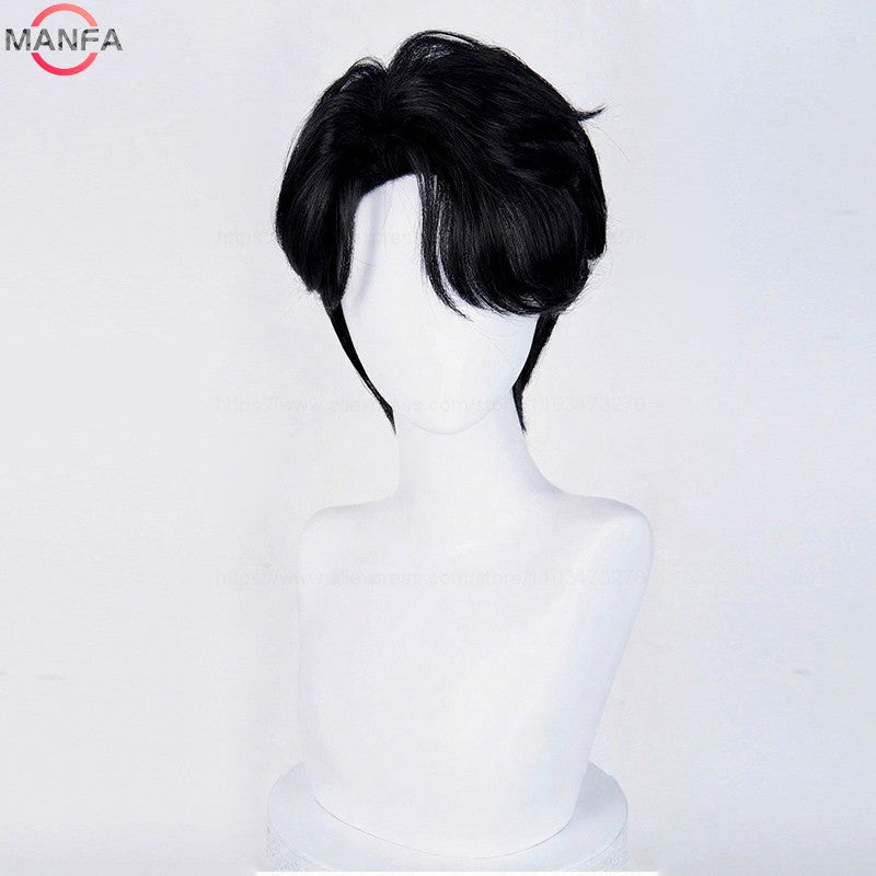 Current fashion trend music singer team role-playing wig Heat Resistant Synthetic Hair Anime Wigs +Wig Cap
