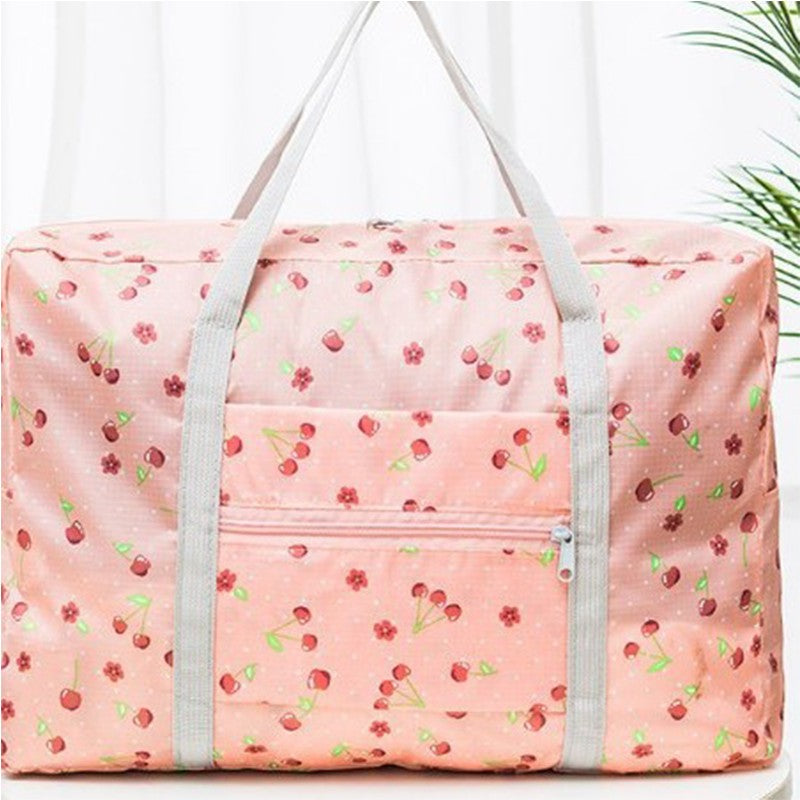 Large capacity travel bag foldable travel bag suitable for business trips travel sports and fitness weekend overnight bags women