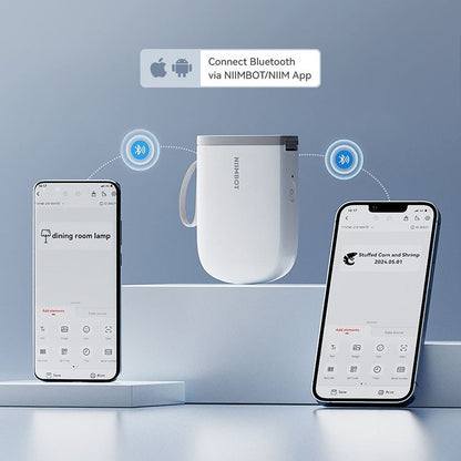 Mini Impressora de Etiquetas Portátil NIIMBOT D11 Nova Versão 300DPI Bluetooth Sem Fio Máquina de Etiquetas Impressora de Adesivos para Cozinha e Crachás