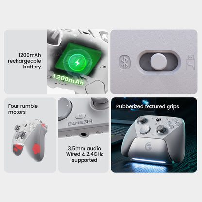 GameSir G7 Pro Xbox Series X|S Controller - TMR Sticks, Hall Effect Triggers, 1000Hz Polling, 6-Axis Gyro, Charging Station